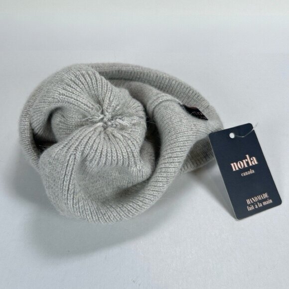NORLA CANADA Women's Alpaca Handmade Wool Blend Beanie - Picture 7 of 8
